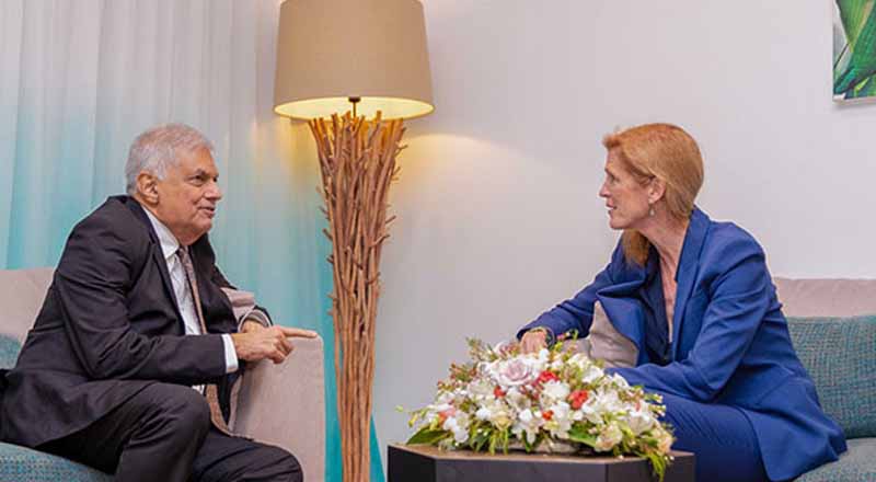 மாலைத்தீவில் சமந்தா பவரை சந்தித்த ஜனாதிபதி!