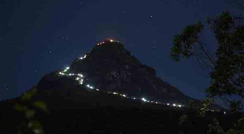 சிவனொளிபாத மலைபருவ காலம் ஆரம்பமாகவுள்ளது!