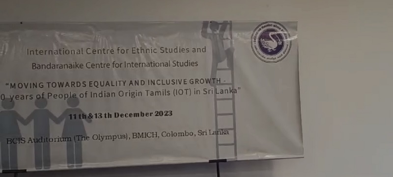மலையக  மக்களின் பிரச்சனைகளுக்கு அரசியல் தீர்வு! சர்வதேச மாநாட்டில்  சிறப்புரை