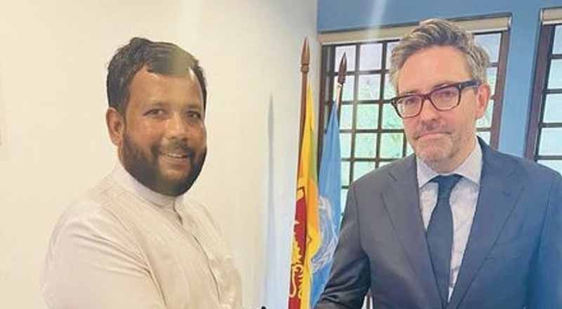 இலங்கைக்கான ஐ.நா வதிவிட ஒருங்கிணைப்பாளர் ரிஷாட் சந்திப்பு!