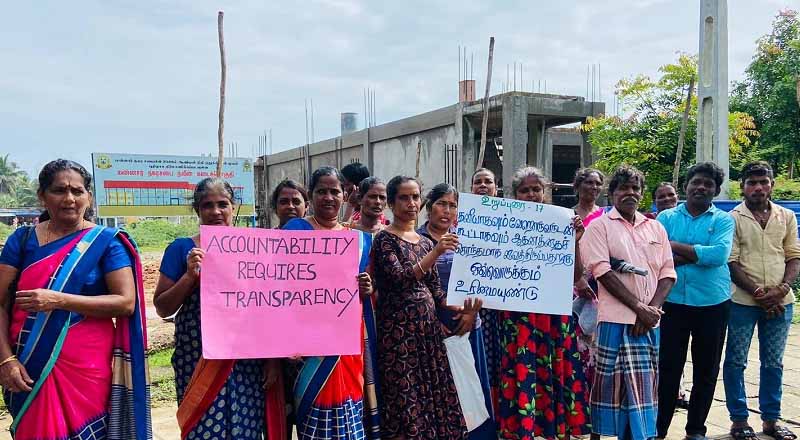 செல்வந்தர்களுக்கு தாரை வார்க்கப்படும் காட்டு நிலங்கள்: மன்னாரில் ஆர்ப்பாட்டம்