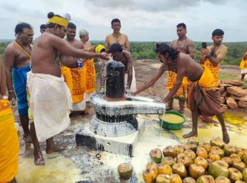 வெடுக்குநாறி மலை ஆதிலிங்கேஸ்வரர் ஆலய சிவராத்திரி நிகழ்வை குழப்ப முயற்சி!