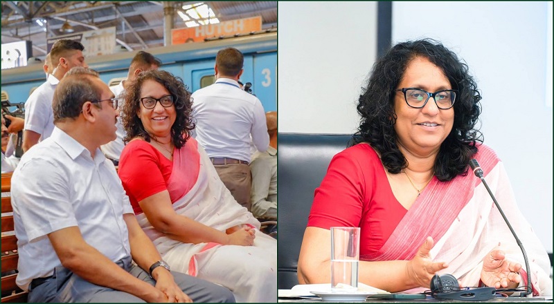 புகையிரத நிலையத்தில் பொதுமக்களுடன் அமர்ந்த பிரதமர் மற்றும் போக்குவரத்து அமைச்சர் – மக்கள் நெருக்கத்தை வெளிப்படுத்திய நிகழ்வு!