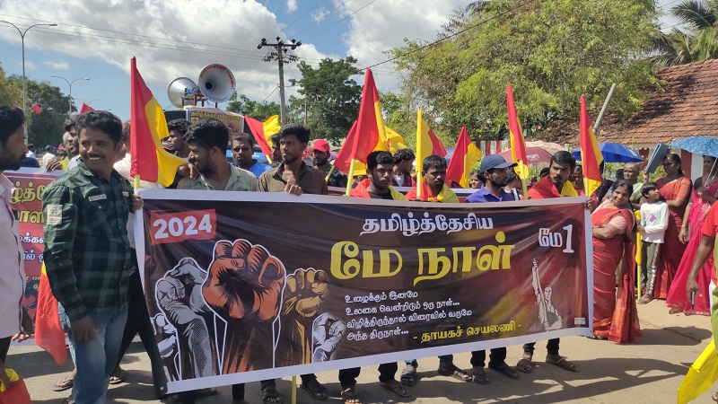 தமிழ்த் தேசிய மே நாள் நிகழ்வு கிளிநொச்சியில் ஆரம்பமானது