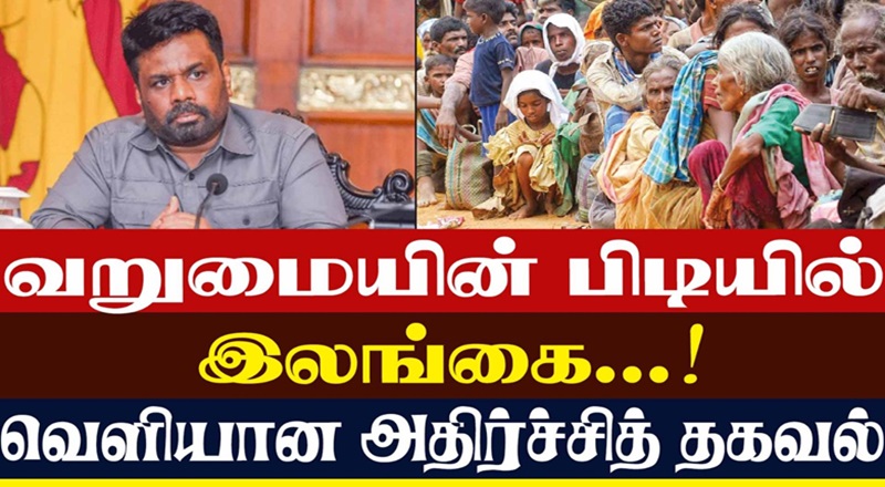 வறுமையின் பிடியில் இலங்கை ..! வெளியான அதிர்ச்சித் தகவல்(வீடியோ இணைப்பு)