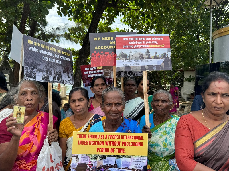 கொலைகாரனால் நீதி வழங்க முடியுமா? காணாமல் ஆக்கப்பட்ட உறவுகள் கேள்வி