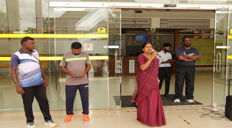 கிளிநொச்சியில் இளைஞர் விவகாரம் மற்றும் விளையாட்டு அமைச்சினால் தேசிய ரீதியில் விளையாட்டு வார நிகழ்வு ஆரம்பம்!!