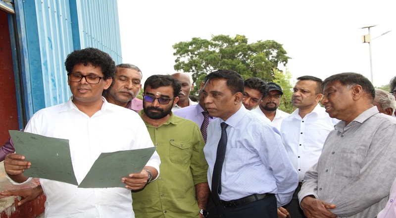 கிளிநொச்சிக்கு விஜயம் மேற் கொண்ட வர்த்தக,வாணிப உணவுப் பாதுகாப்பு மற்றும் கூட்டுறவு அபிவிருத்தி அமைச்சர்!