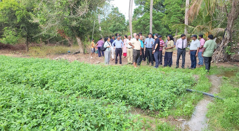 ஆசிய  அபிவிருத்தி வங்கியின் இலங்கைக்கான பணிப்பாளர் உள்ளிட்ட குழுவினர் இரணைமடுக்குளத்திற்கு விஜயம்