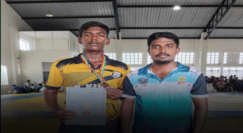 தேசிய யூடோ போட்டியில் வெண்கலப்பதக்கம் பெற்று சாதனை!