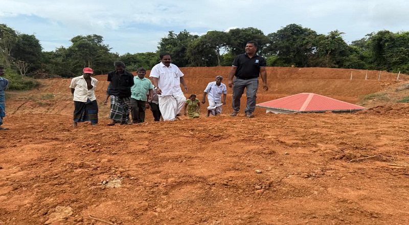 ஏற்று நீர்ப்பாசனத் திட்டப்பணிகளை பார்வையிட்டர் - சிறீதரன் எம்பி!