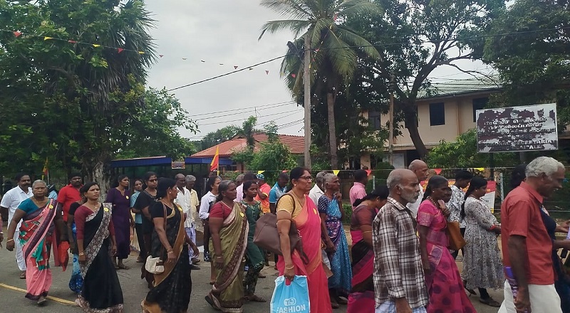 பச்சிளைப்பள்ளி பகுதியில் இடம்பெற்ற மாவீரர் பெற்றோர் கௌரவிப்பு நிகழ்வு!