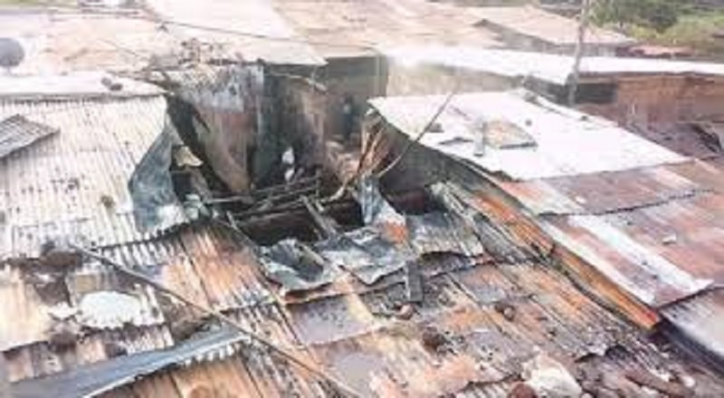 கொட்டகலையில் குடியிருப்புபகுதியில் தீ விபத்து