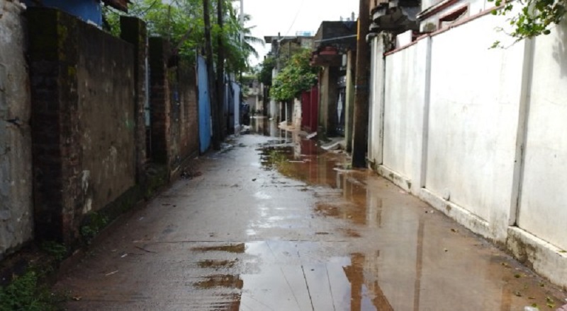 வெள்ள நீர் தேங்கிவிடும் - சாய்ந்தமருது பெண்கள் சந்தையின் நிலை!