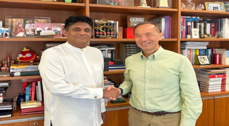 முன்னாள் சிங்கப்பூர் வெளியுறவு அமைச்சரை சந்தித்த சஜித்!
