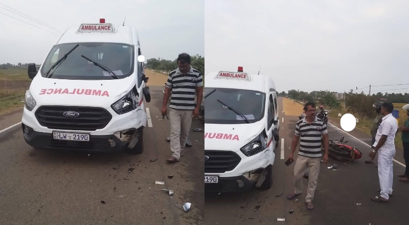 சற்று முன் முல்லைத்தீவு பிரதான வீதியில் இடம்பெற்ற விபத்து