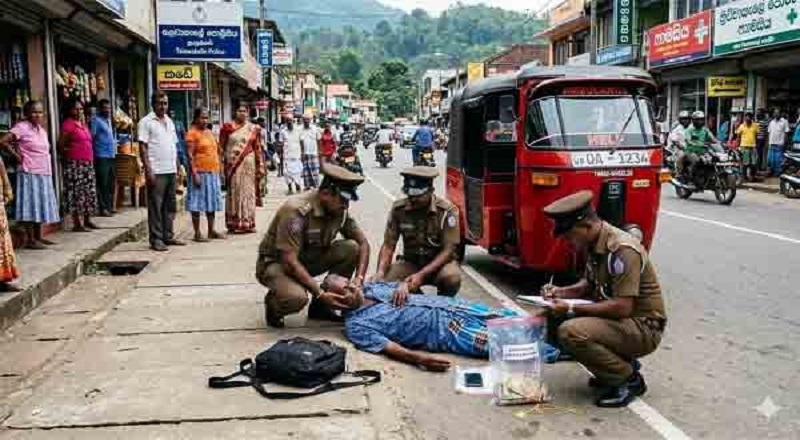 பதவிக்கு அப்பாற்பட்ட மனிதாபிமானம்: மயங்கி விழுந்தவரின் உயிரை மீட்ட பொலிஸார்.