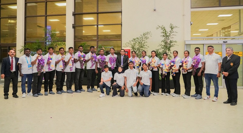 ஆசிய கடற்கரை விளையாட்டுப் போட்டி கபடி அணிகளுக்கு உற்சாக வரவேற்பு!