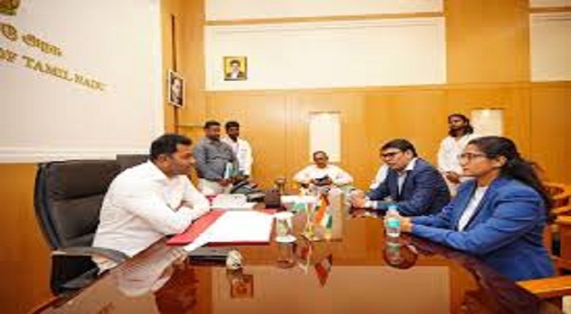 அமைச்சர் ஆதவ் அர்ஜுனாவுடன் யாழ். எம்பி அர்ச்சுனா சந்திப்பு: