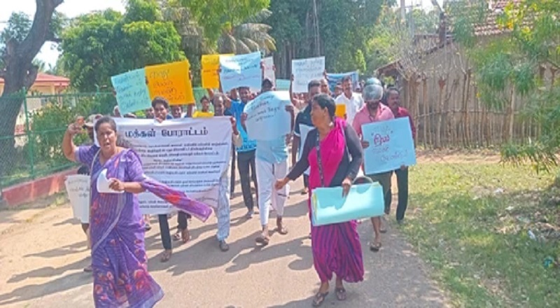 "எங்கள் வாழ்வாதாரத்தை அழிக்காதே!" - கிராஞ்சியில் மக்கள் முன்னெடுத்த பாரிய எதிர்ப்புப் போராட்டம்