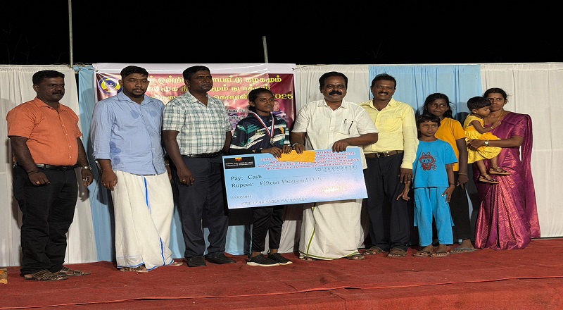உழவர் ஒன்றிய விளையாட்டுக் கழகத்தின் தேசிய சாதனையாளர் கௌரவிப்பு விழா கோலாகலம்!