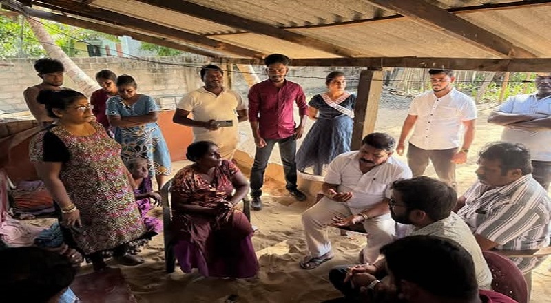 காணாமல் போன பருத்தித்துறை, கற்கோவளம் மீனவர்களின் குடும்பங்களை நேரில் சந்தித்து ஆறுதல்!