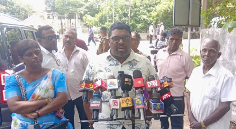 மயிலிட்டி மக்களின் நில உரிமைகளுக்கான போராட்டம்: நேரில் சென்று ஆதரவு தெரிவித்த ஈ.பி.டி.பி.!