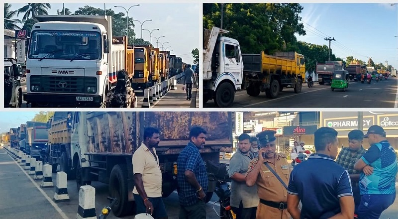 கிளிநொச்சி ஏ9 வீதியில் கனரக வாகனங்களுக்குத் தடை!