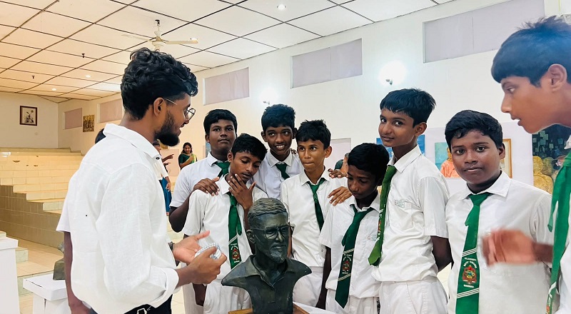 மன்னார் புனித சவேரியார் கல்லூரியில்  கலைக் கண்காட்சி ஆரம்பம்!