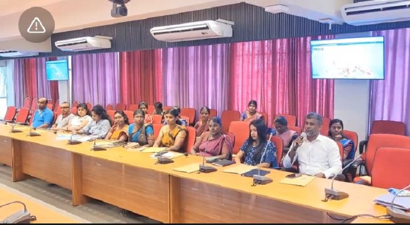 பிம்சவிய திட்டம் குறித்து கிளிநொச்சி காணி அதிகாரிகளுக்கு விழிப்புணர்வு கலந்துரையாடல்