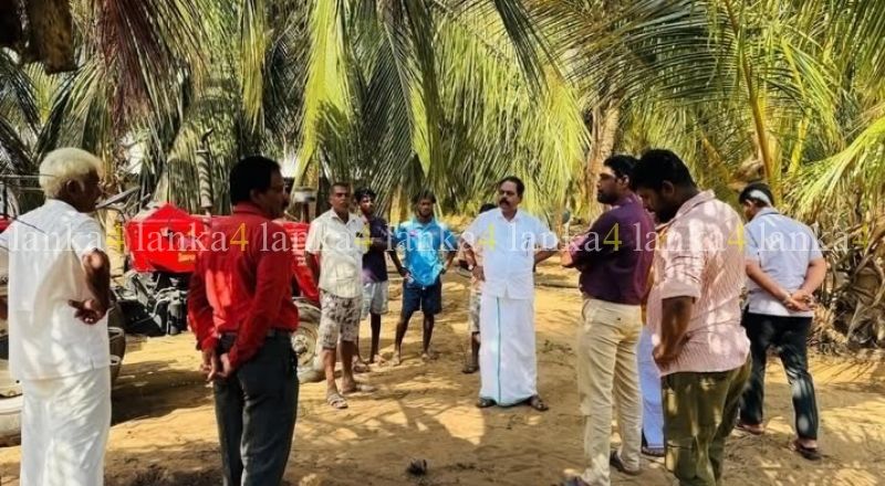 பூநகரியில் காற்றாலைத் திட்டத்திற்கு மக்கள் எதிர்ப்பு! நேரில் பார்வையிட்ட சிறீதரன் எம்.பி.!