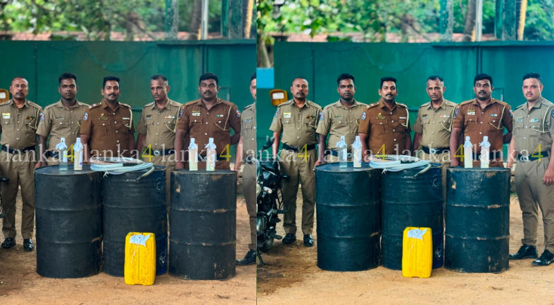 துன்னாலையில் நீண்டகாலமாக இயங்கிய கசிப்பு உற்பத்தி நிலையம் முற்றுகை!
