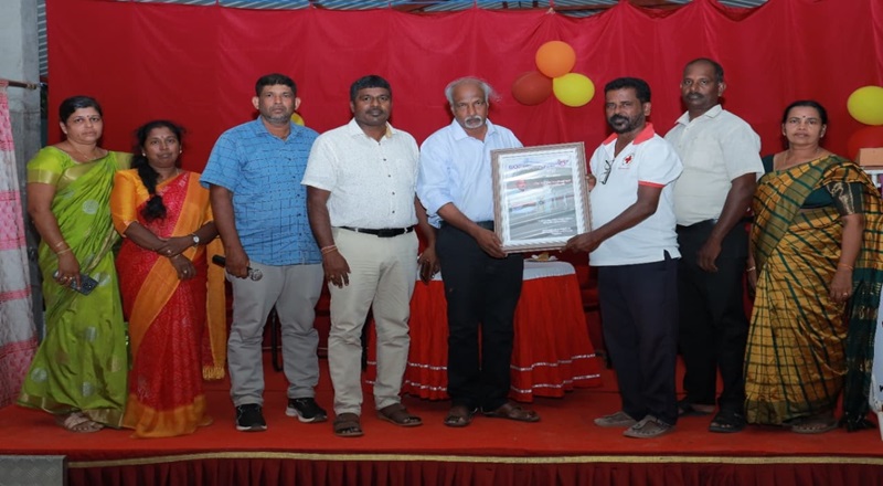 40 ஆண்டுகால சேவைக்கு கந்தையா குககுமாரராசாவுக்கு பாராட்டு!