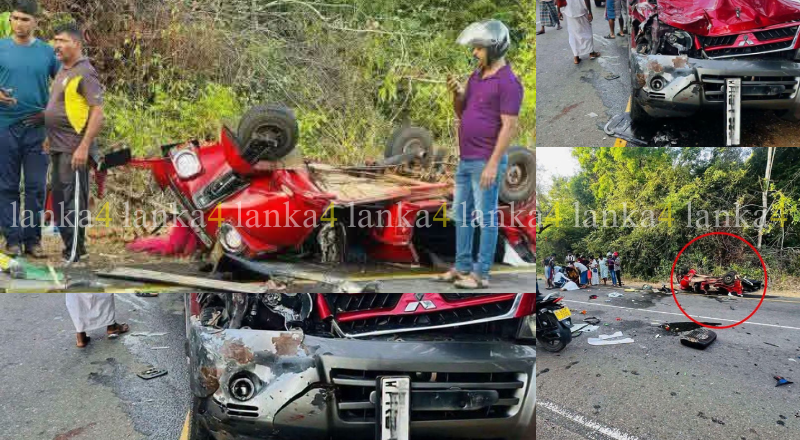 கெபித்திகொல்லேவ பகுதியில் கோர விபத்து – 10 நாள் பச்சிளம் குழந்தை உட்பட மூவர் உயிரிழப்பு!