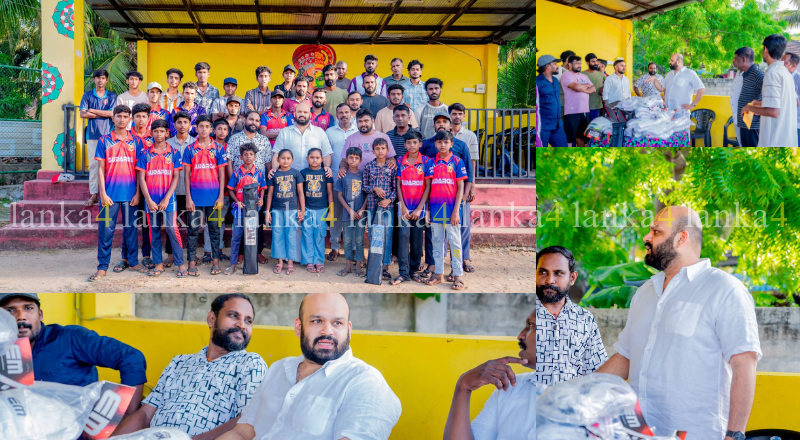 மட்டக்களப்பு கொம்மாதுரை சுடர் ஒளி விளையாட்டுக் கழகத்திற்கு கடினப் பந்து கிரிக்கெட் உபகரணங்கள் வழங்கி வைப்பு