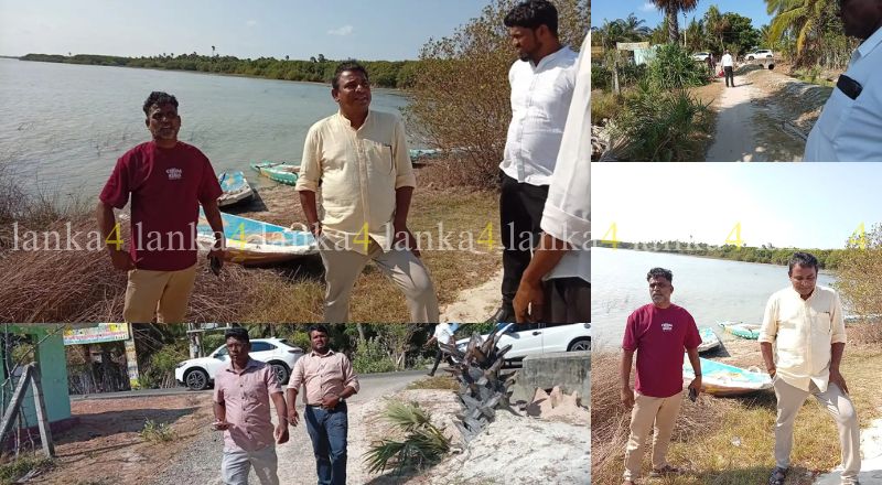 மாமுனை–தம்பகாமம் அவசர வெளியேற்றப் பாதையை பார்வையிட்ட ரஜீவன் எம்.பி.!