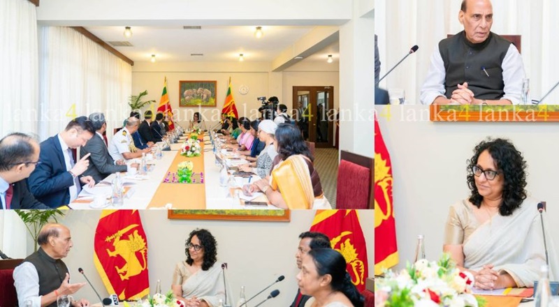 இந்திய பாதுகாப்பு அமைச்சருடன் முக்கிய சந்திப்பு!