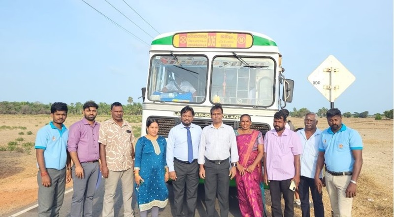 கிளிநொச்சியில் சிசுசெரிய பேருந்து சேவை ஆரம்பம்!