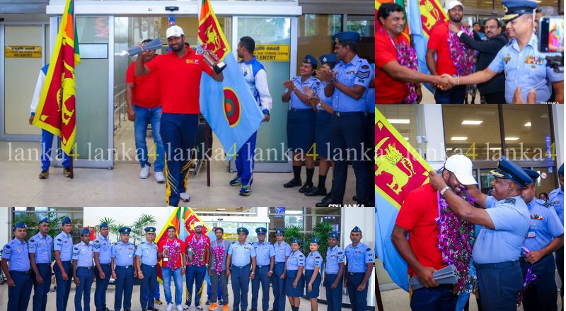 தங்கப் பதக்கத்துடன் தாயகம் திரும்பிய இலங்கையின் வெற்றியாளர் ருமேஷ் தரங்க!