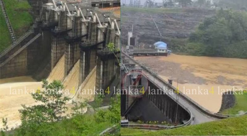 மேல் கொத்மலை நீர்த்தேக்கத்தின் மூன்று வான் கதவுகள் திறப்பு – கீழ்ப்பகுதி மக்களுக்கு எச்சரிக்கை