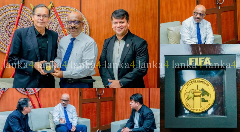 FIFA அதிகாரியுடன் சந்திப்பு – இலங்கை கால்பந்து வளர்ச்சிக்கு ஆதரவு!