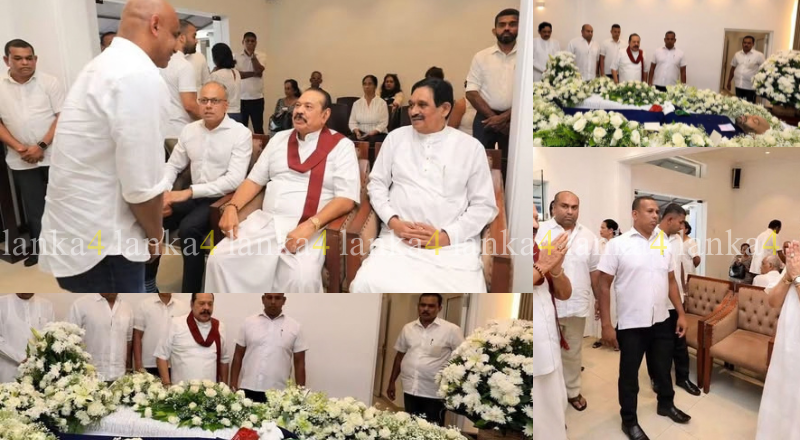கனிஷ்க சேனாநாயக்கவின் மறைவுக்கு மகிந்த ராஜபக்ச இரங்கல்