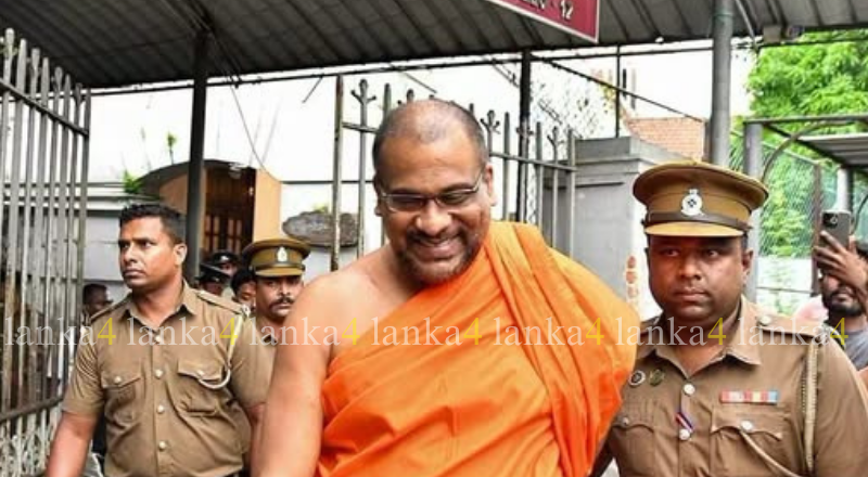 ஞானசார தேரரின் எஞ்சிய சிறைத்தண்டனை இன்று முதல் அமுல்