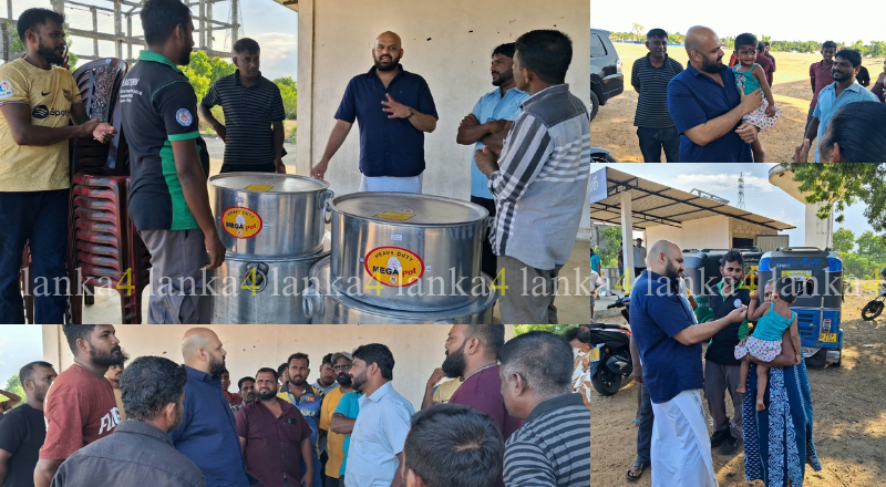 தேவபுரம் சன சமூக நிலையத்திற்கு கதிரைகள் மற்றும் சமையல் பாத்திரங்கள் வழங்கிவைப்பு