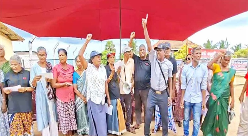 பலாலி பூர்வீகக் காணிகளை விடுவிக்கக் கோரி போராட்டம்!