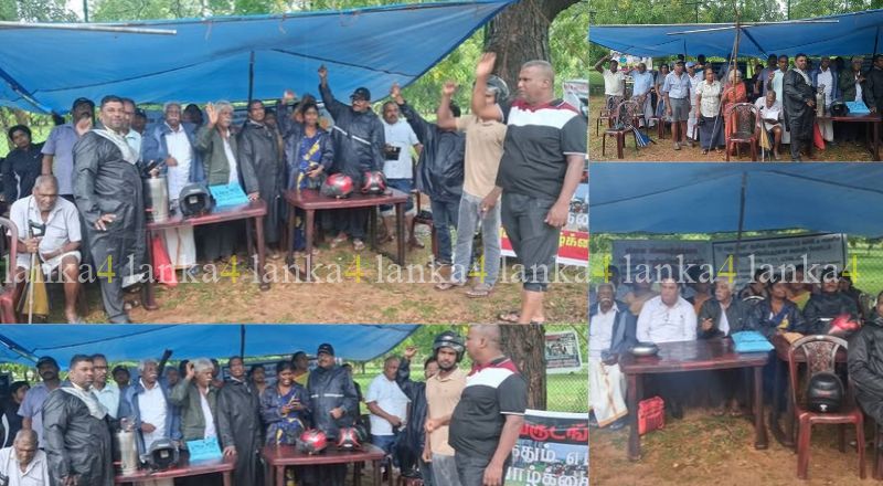 கொட்டும் மழையிலும் 27ஆவது வாரமாகத் தொடரும் மயிலிட்டி மக்களின் போராட்டம் – அனுர அரசிடம் தீர்வு கோரும் மக்கள்!