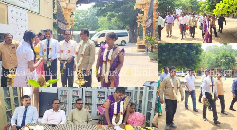 கிளிநொச்சி மகா வித்தியாலயத்தின் தேவைகள் குறித்து அமைச்சர் உபாலி பன்னிலகே நேரில் ஆராய்வு!