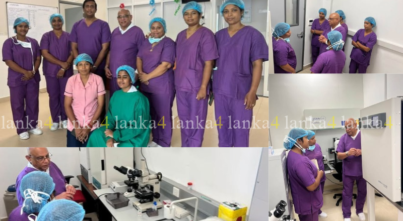 கிளிநொச்சி வைத்தியசாலையின் செயற்கைக் கருத்தரித்தல்  ஆய்வகத்தின் தரத்தை மேம்படுத்த சர்வதேச நிபுணர் பயிற்சி!