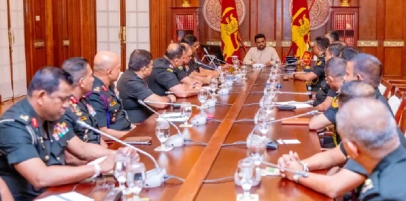 இலங்கையின் பாதுகாப்பு குறித்து ஜனாதிபதி தலைமையில் இராணுவத்துடன் கலந்துரையாடல்!